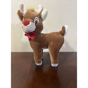 Vintage Applause Rudolph The Red Nosed Reindeer 10" Plush Stuffed Animal